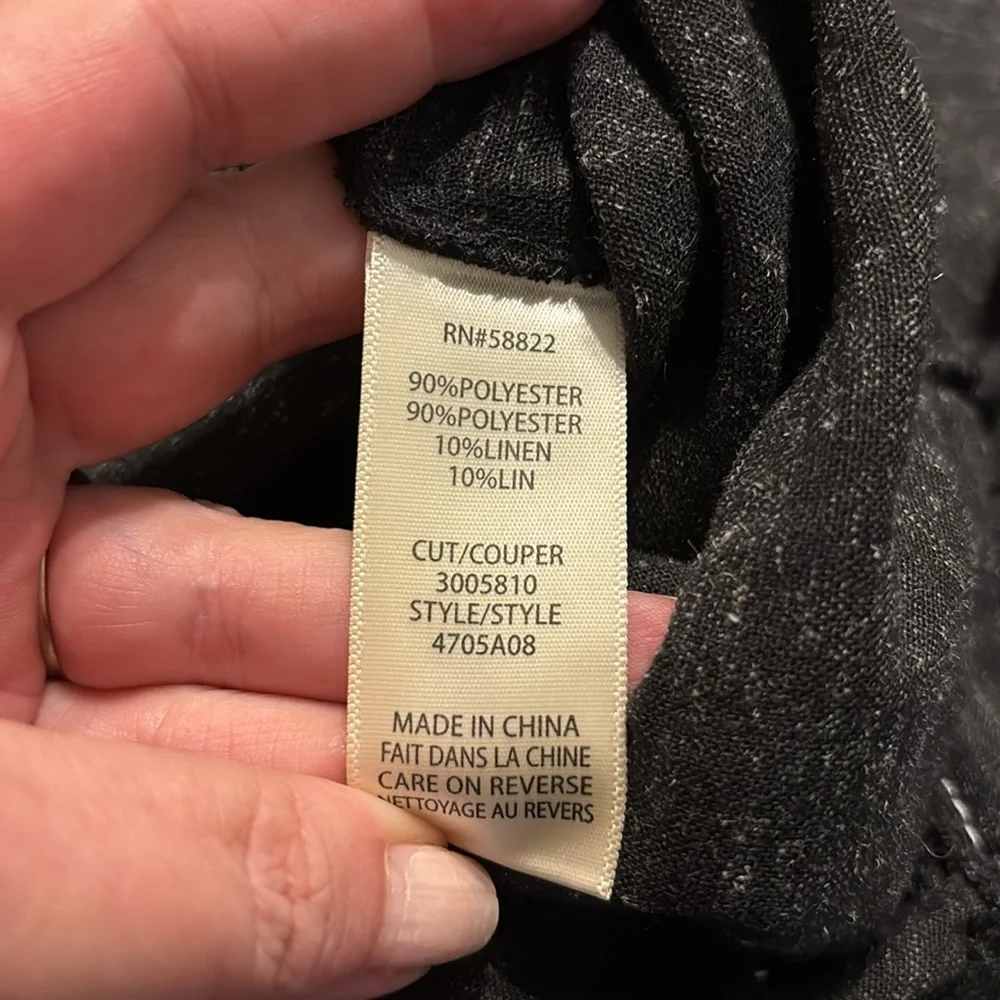 Max Studio Heathered Cropped Wide Leg Trouser - Picture 14 of 14